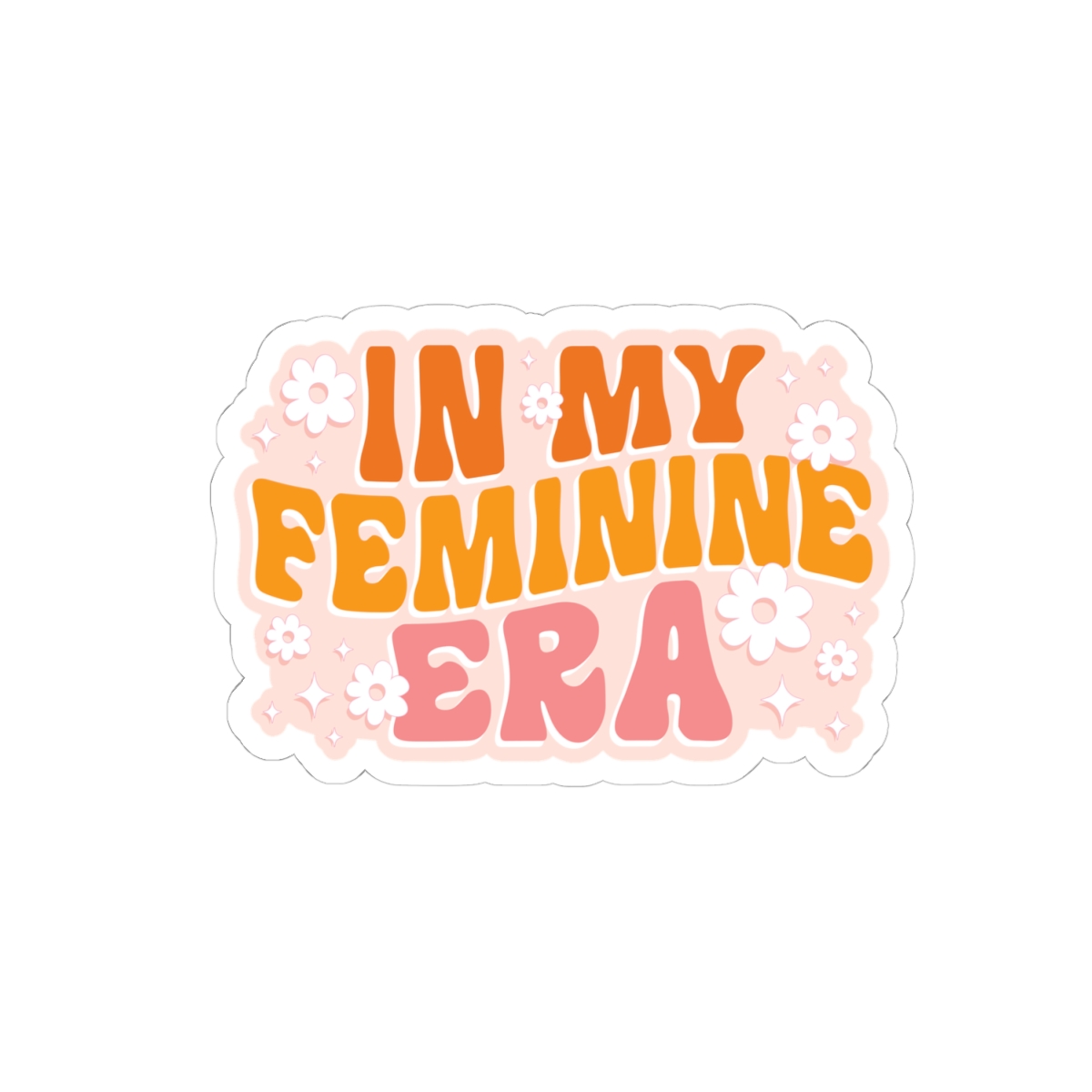 In My Feminine Era Sticker - Image 4